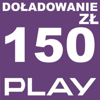 Tanie Doładowanie play 150 zł online