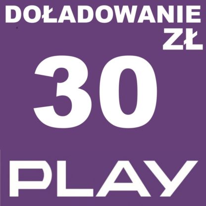 Tanie Doładowanie play 30 zł online